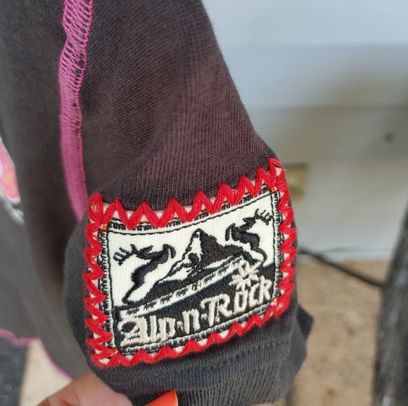 Alp N Rock polo shirt MAKE LUCK Sz.M Gray NWT - Picture 5 of 10